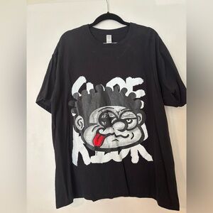 Superior society black Graphic T-Shirt with Chucky Design